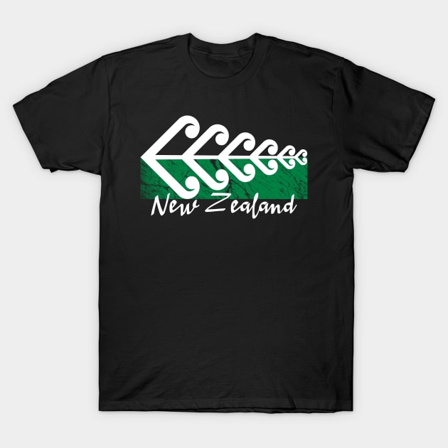 New Zealand Kuro Fern T-Shirt by cynic101